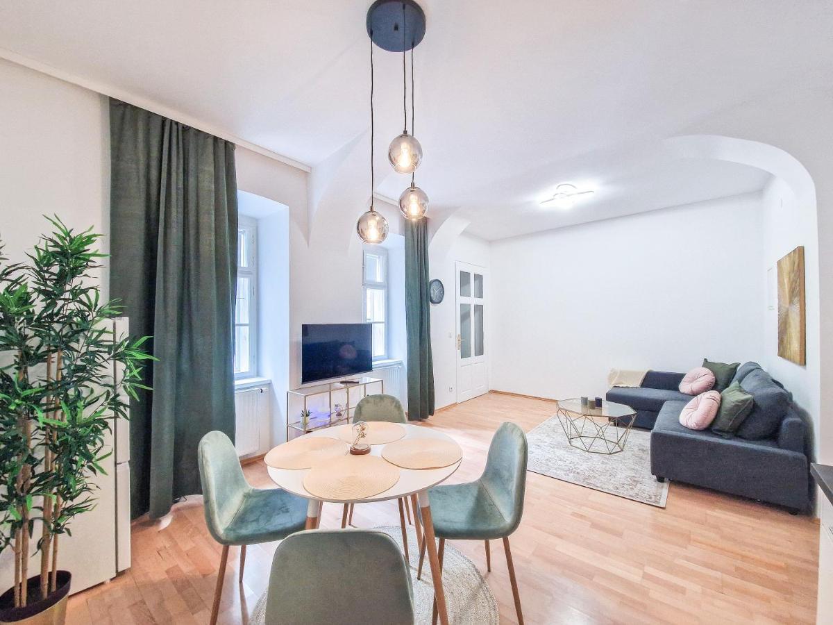 Feelhome - Design Apartment Fur 4 Gaste - Smart Tv - Naschmarkt Viena Exterior foto